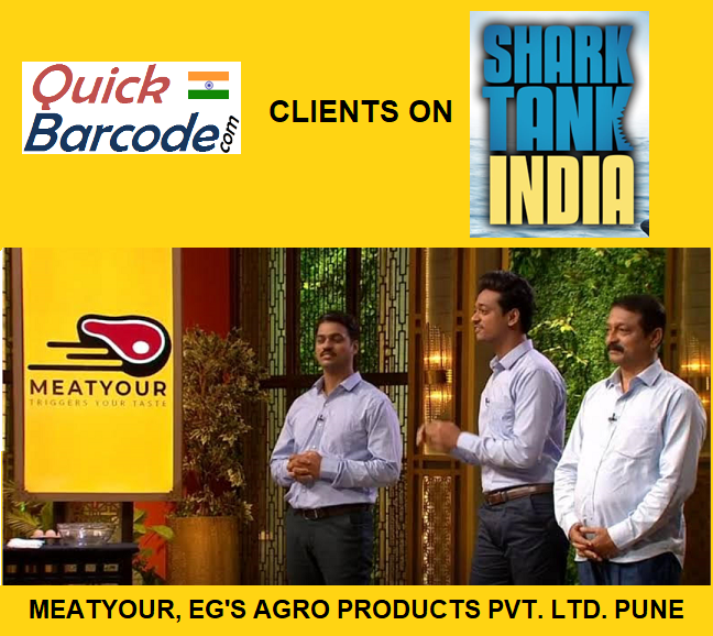QuickBarcode client on SharkTank India
